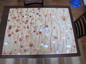 DIY Canvas Sponge Art